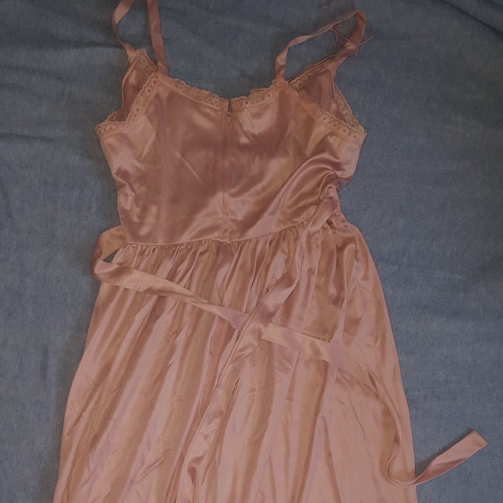 Vintage 1970s ILGWU Maxi Dress with Lace Bolero - Picture 6 of 9